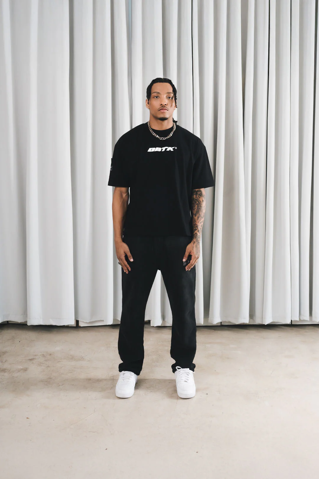 DBTK Cipher Tee Black and White