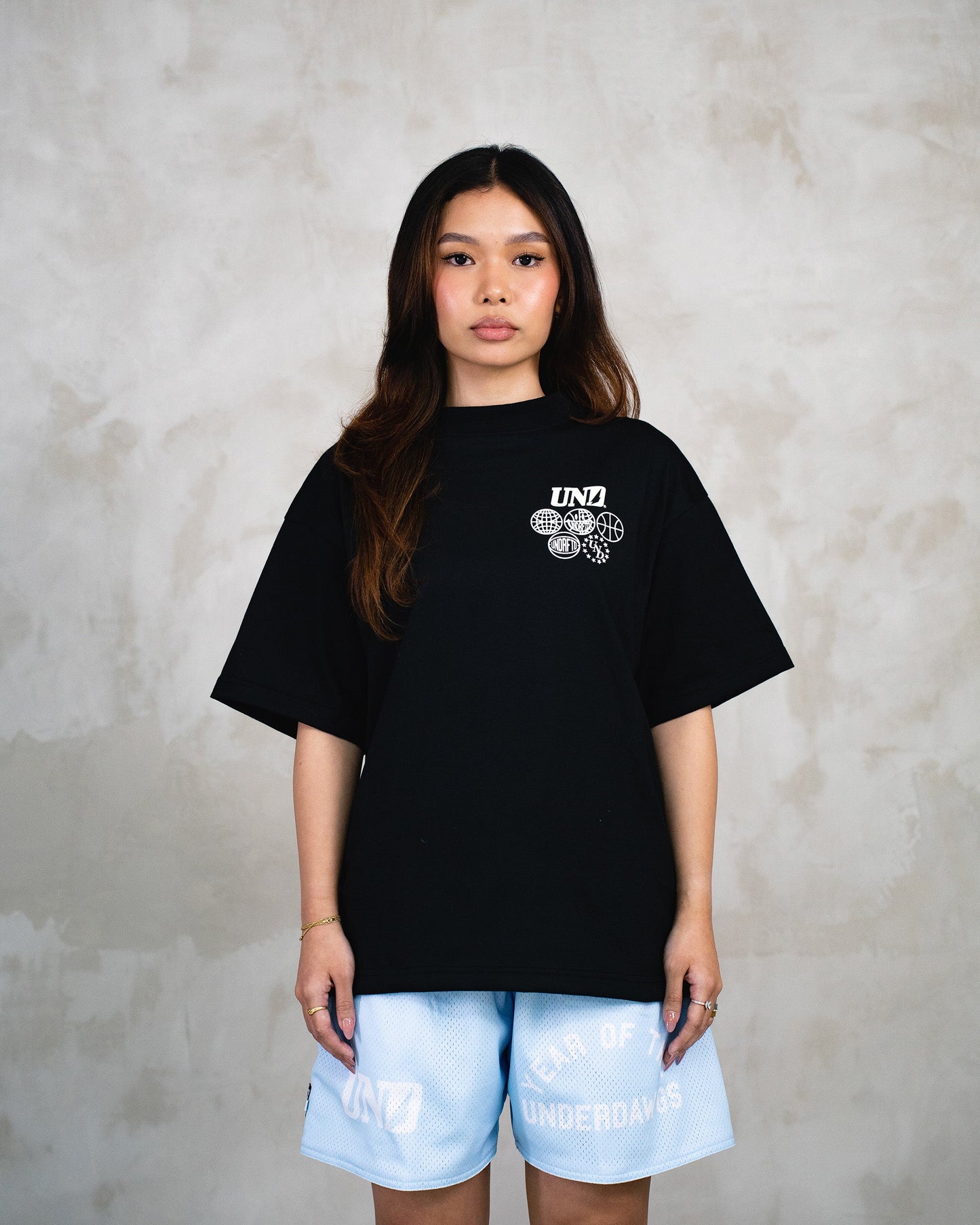 UND International Black Tee