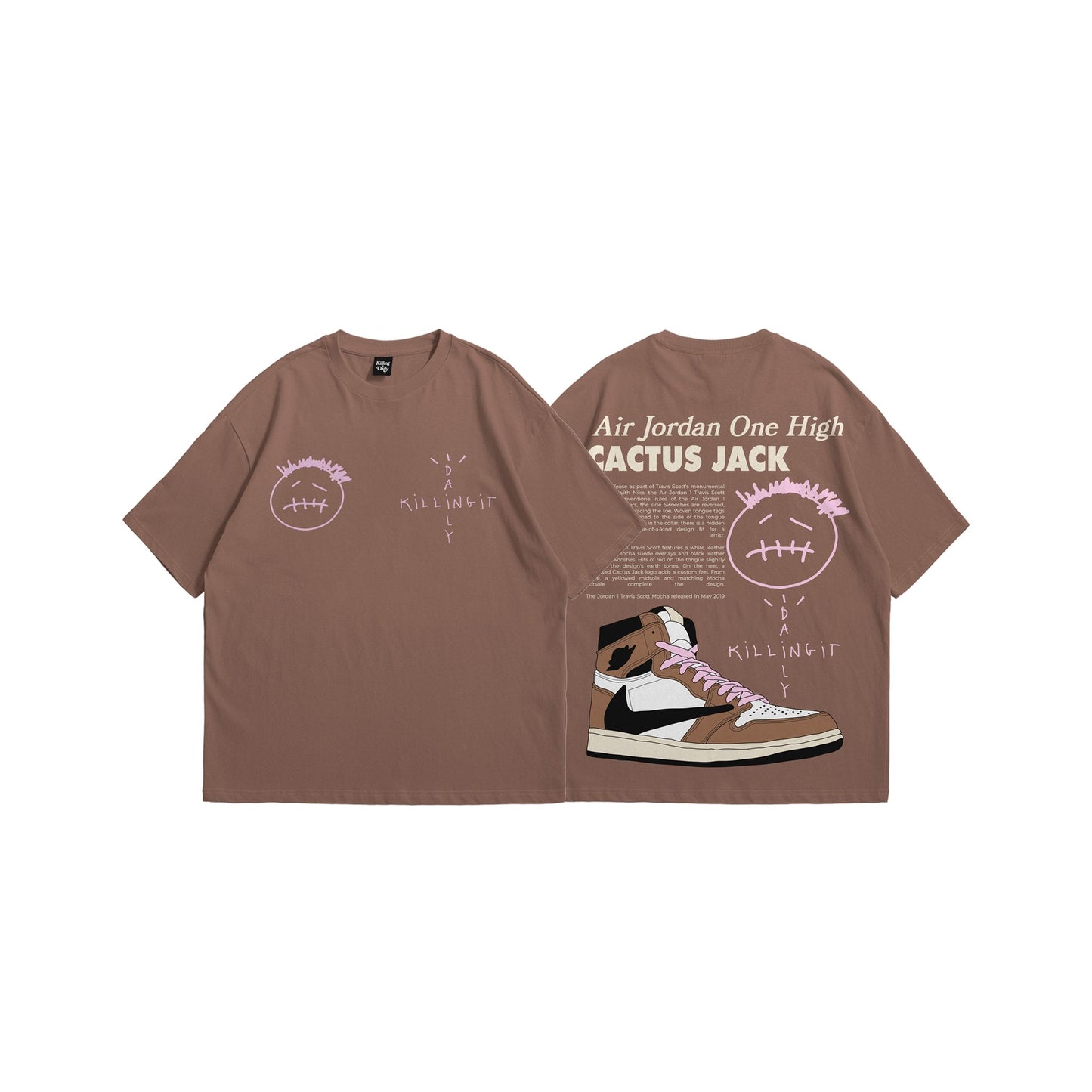 KID Travis Scott Mocha Tee