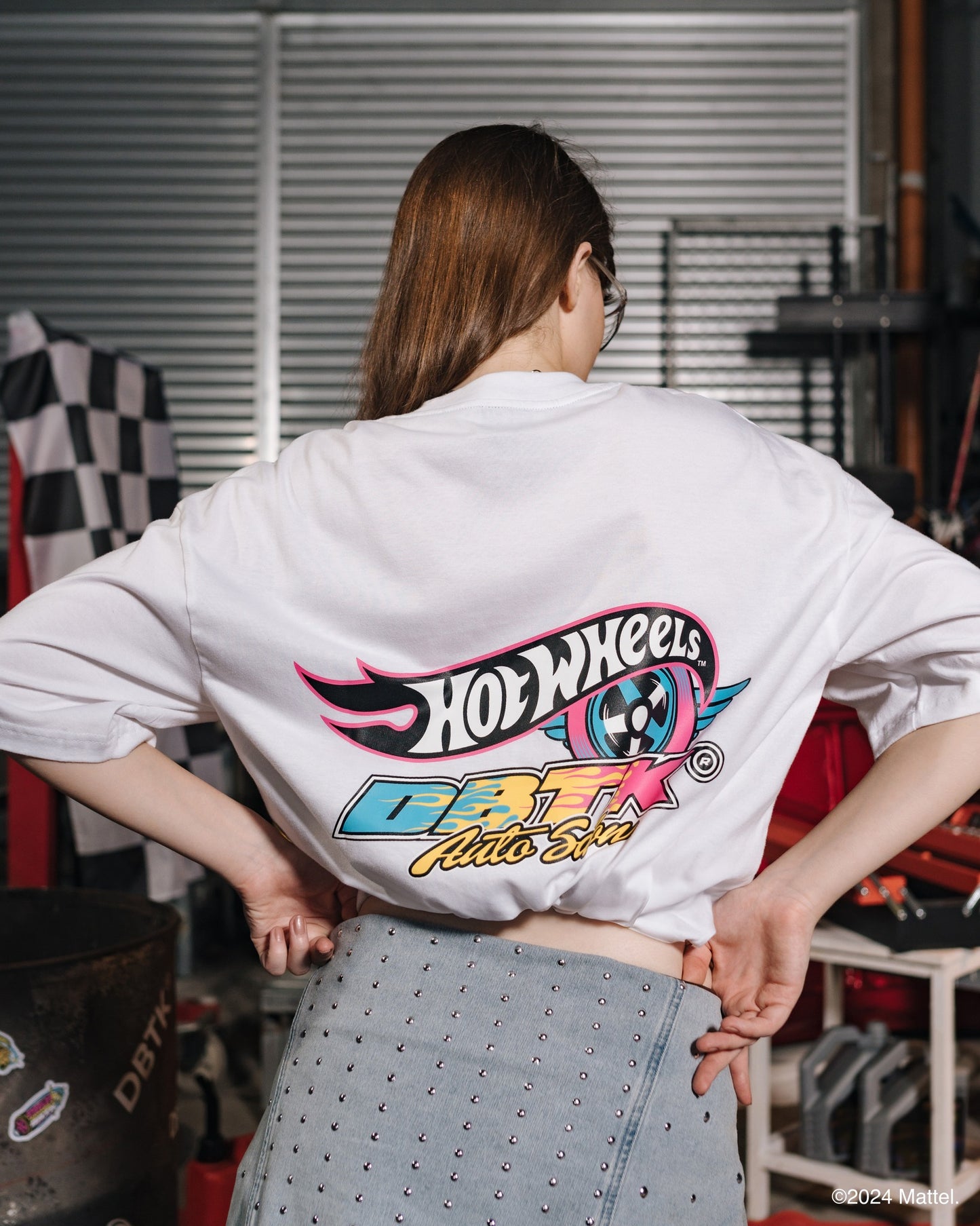 Slant Neon Speed White Tee