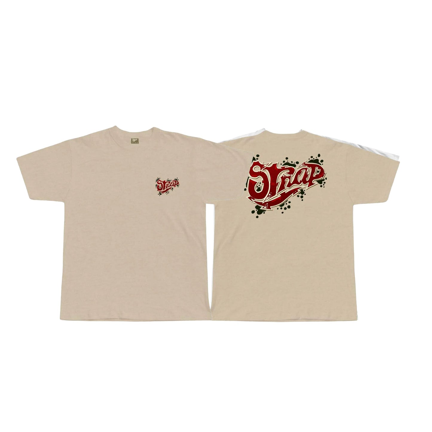 STRAP Comic Cream Tee