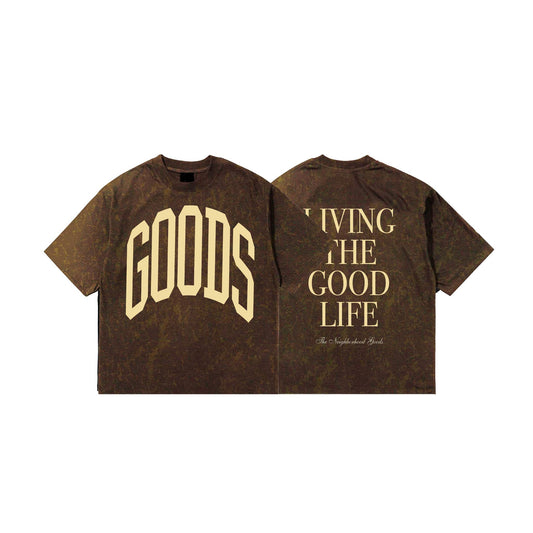 Arch Brown Acid Washed Tee