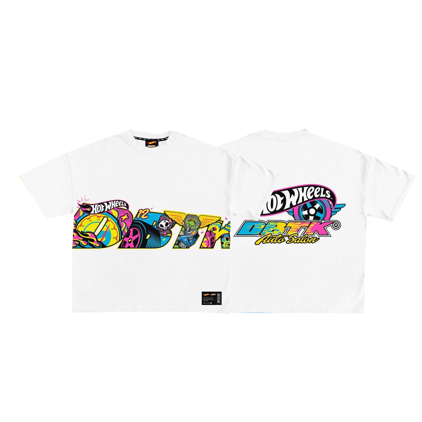 Slant Neon Speed White Tee