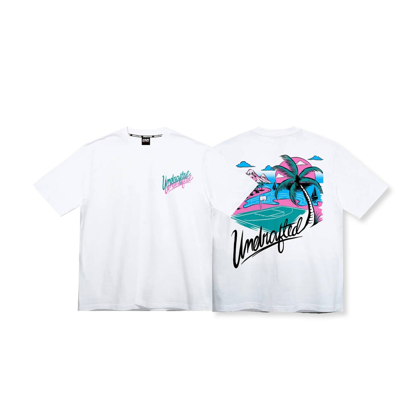 Por La Playa White Tee