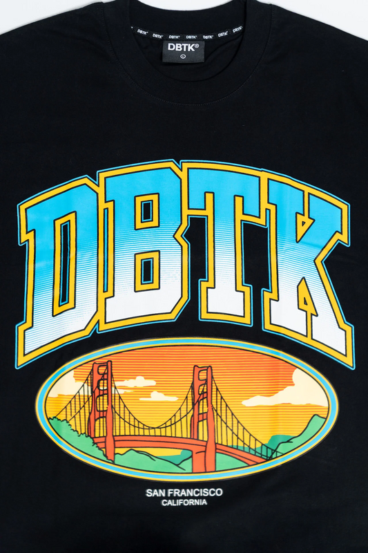 Golden Bridge Black Tee
