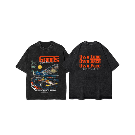 Grand Prix Acid Washed Tee