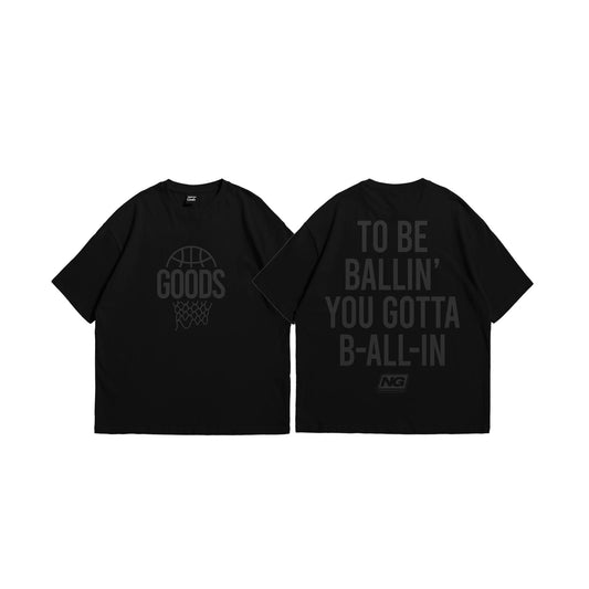 Ballin Black Tee
