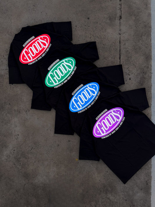 Goods Badge Purple Tee