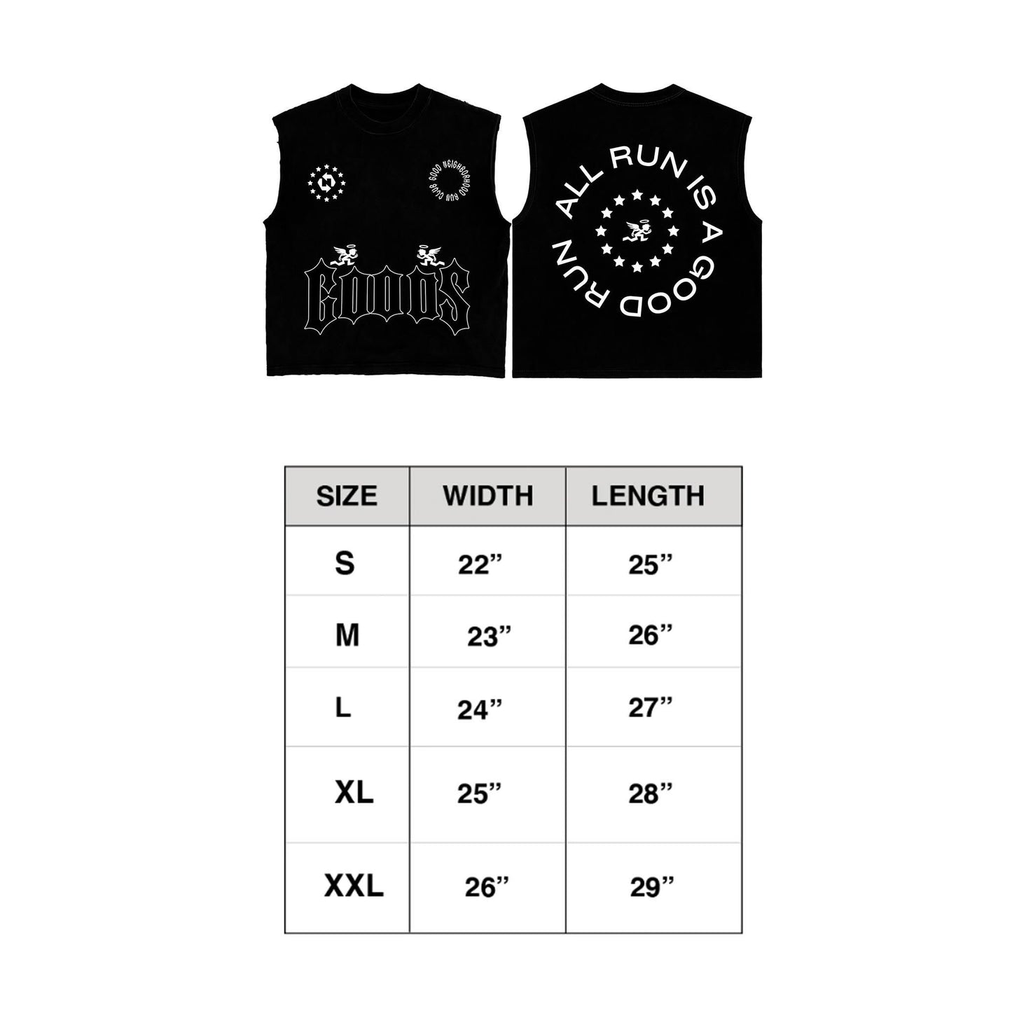 Goods Warpath White Muscle Tee