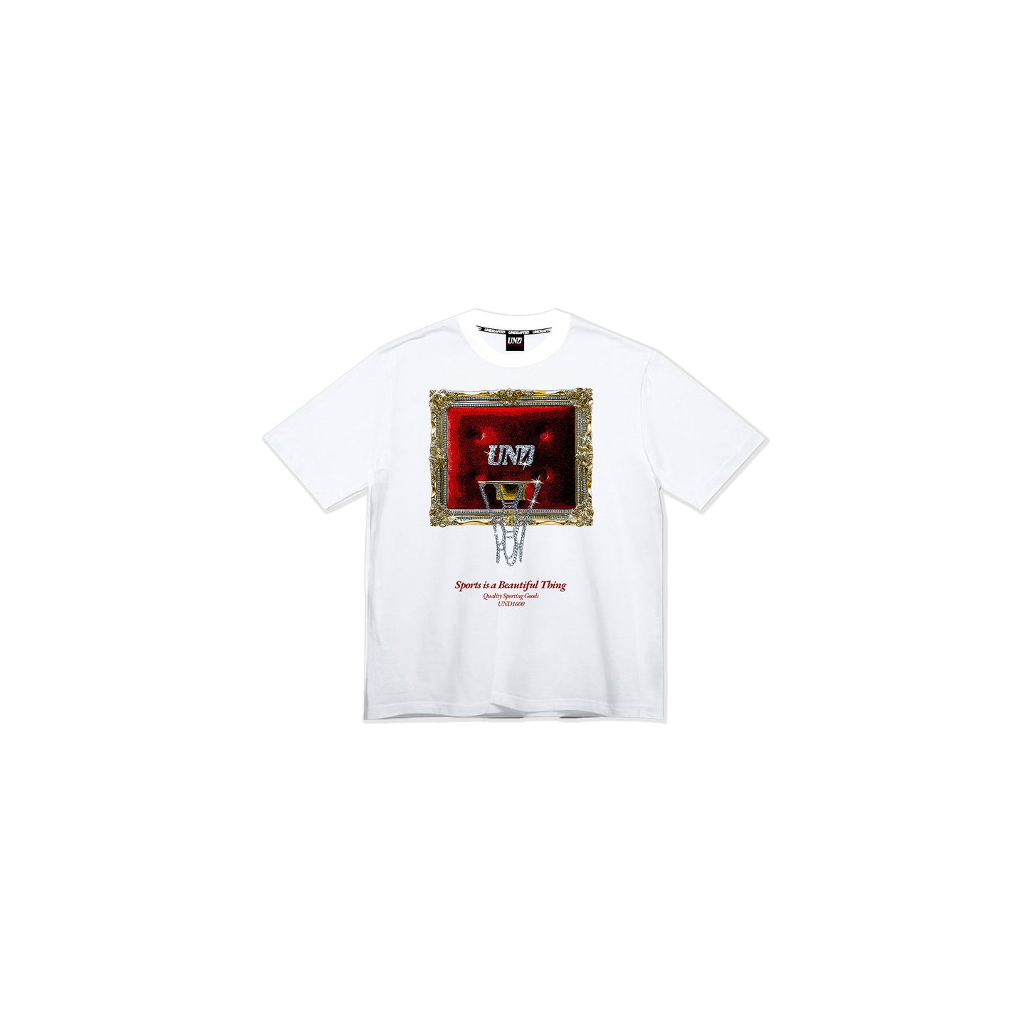 UND Royalty Ring White Tee