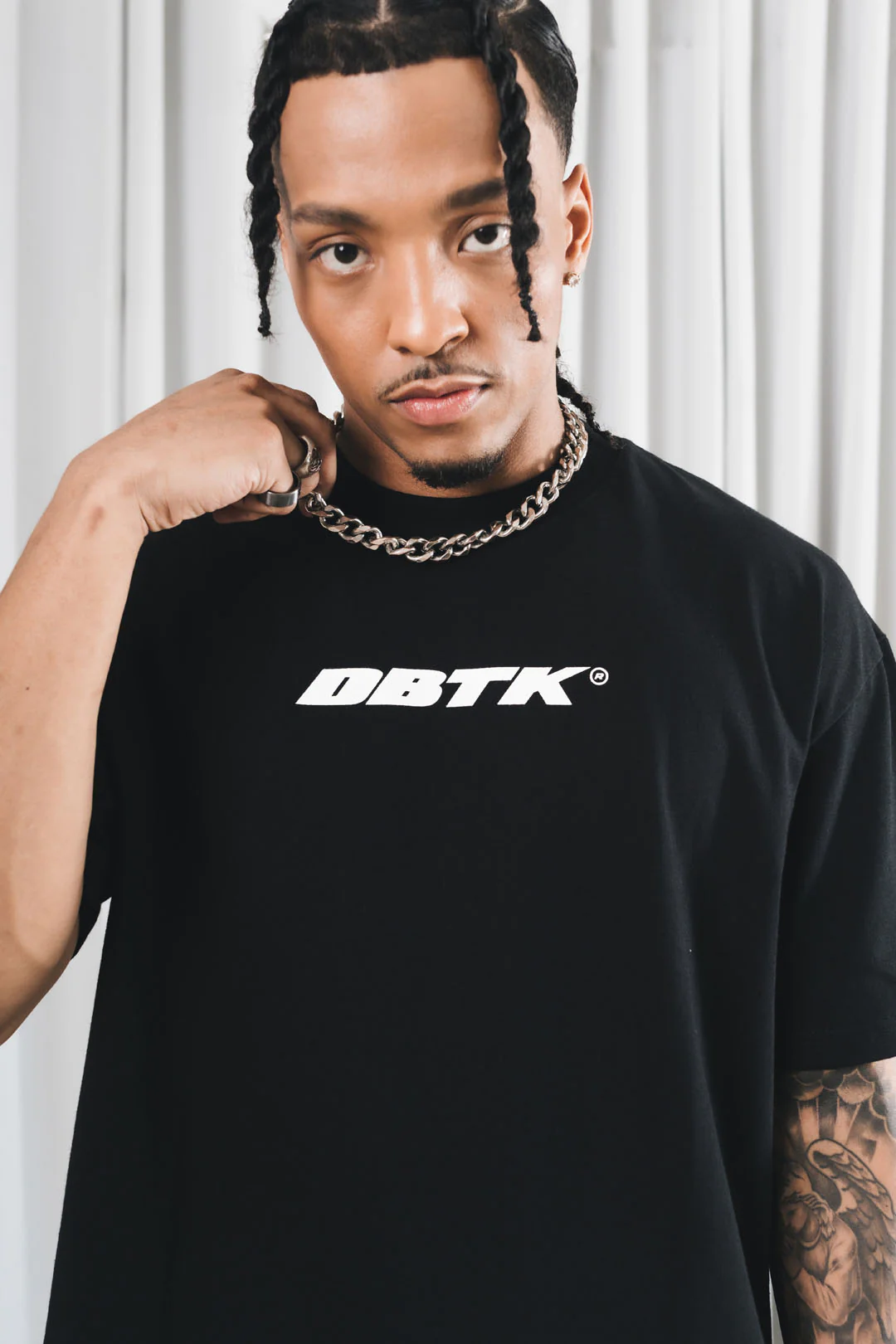 DBTK Cipher Tee Black and White