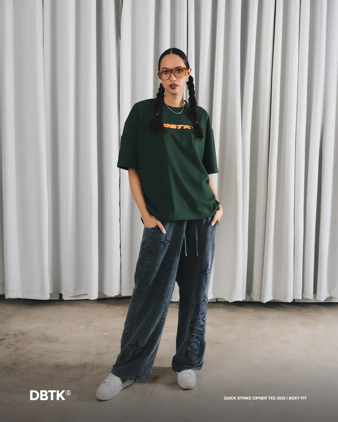 DBTK Cipher Tee Green