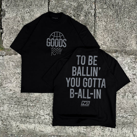 Ballin Black Tee