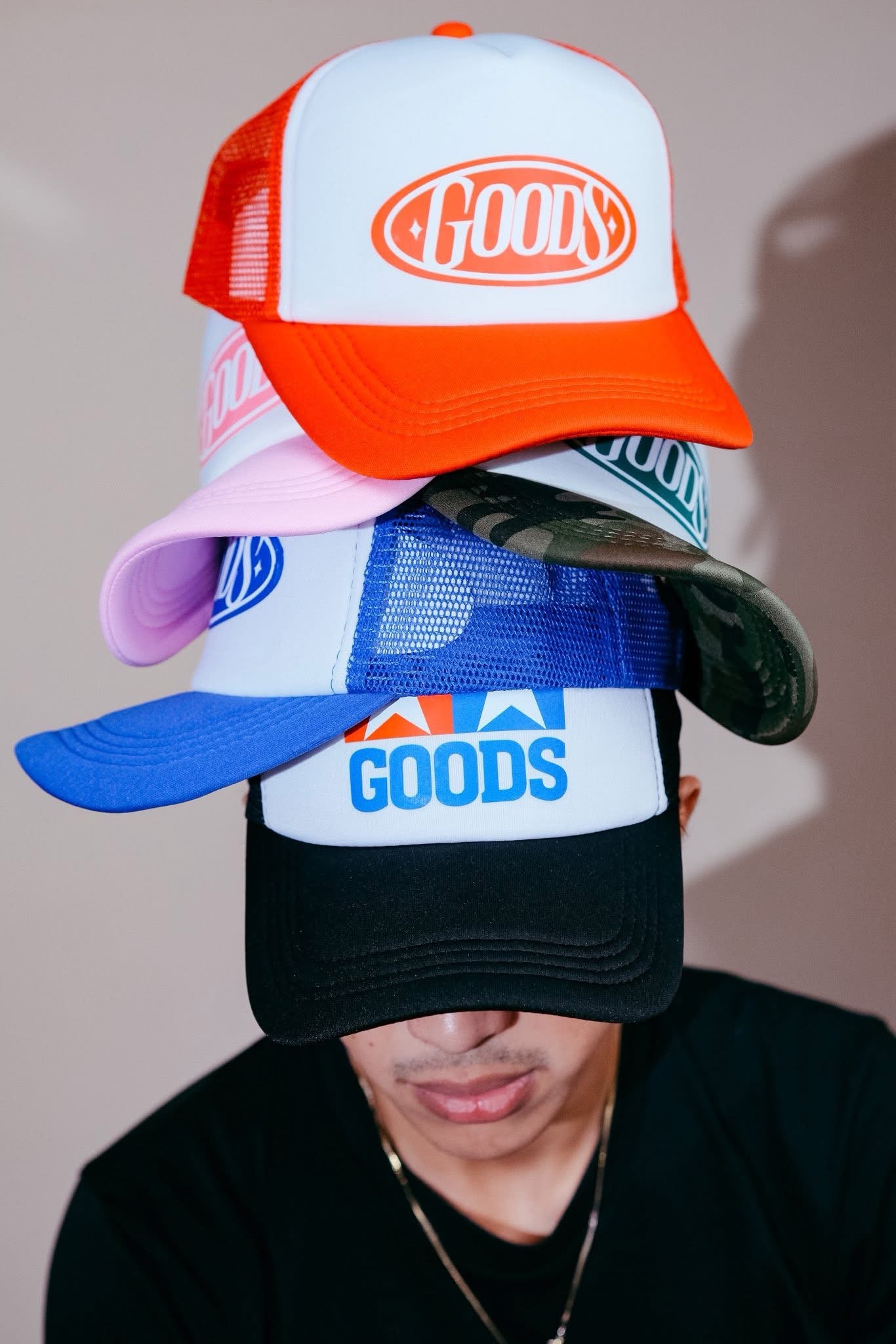 Badge Pink Trucker Cap