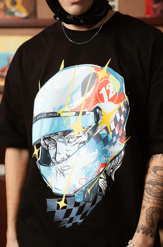 Racer Spark Black Tee