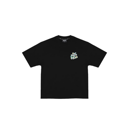 Script Mediterranean Black Tee