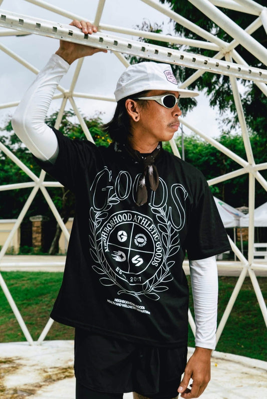 Goods Crest Black Tee