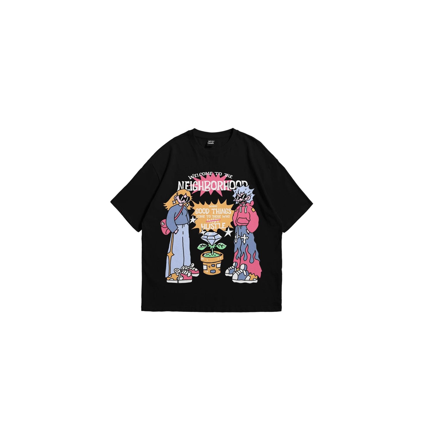 Goods Hustle Black Tee