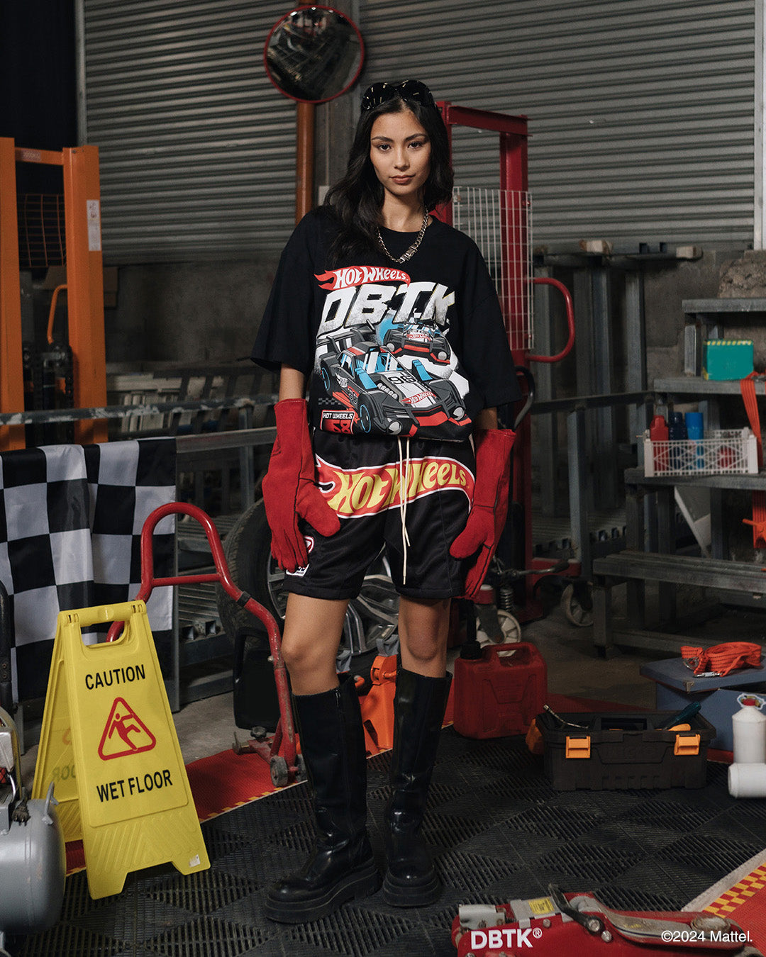 Turbo Track Black Tee