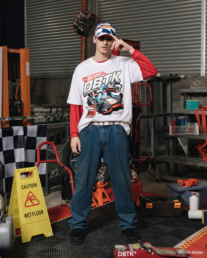 Turbo Track White Tee
