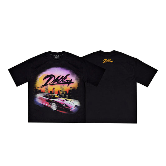 DBTK Sunset Drive Black Tee