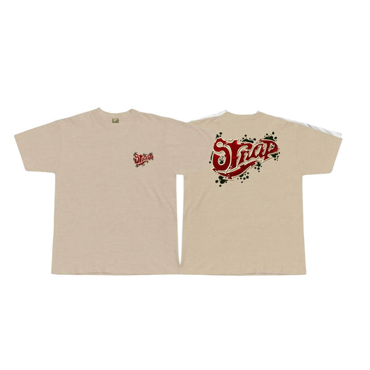 STRAP Comic Cream Tee