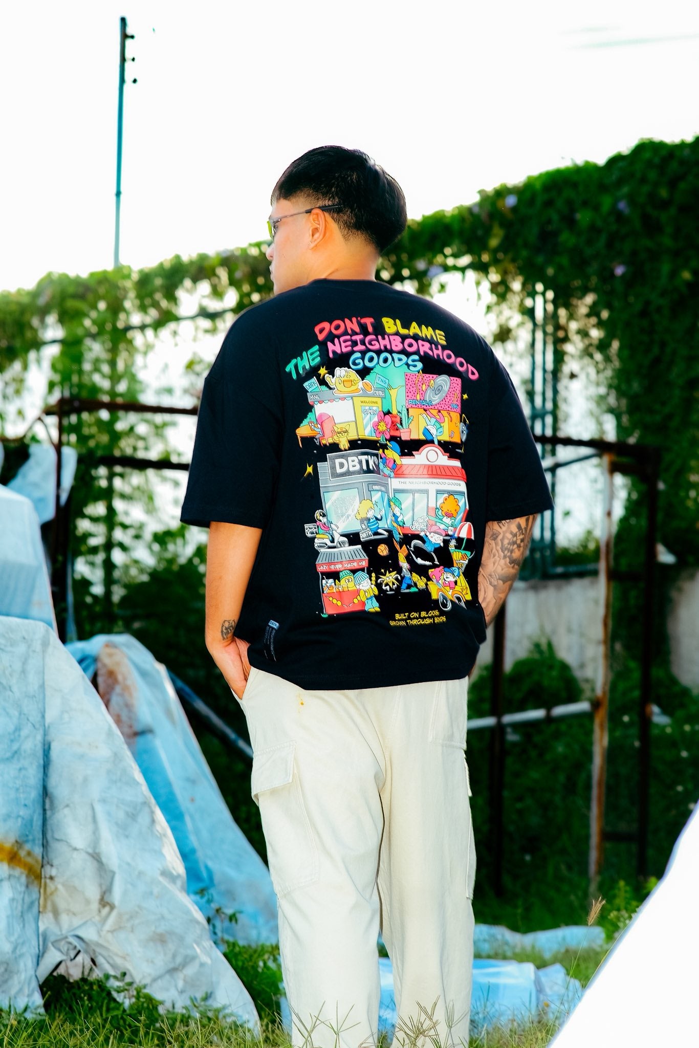 DBTNG Neighbors Black Tee