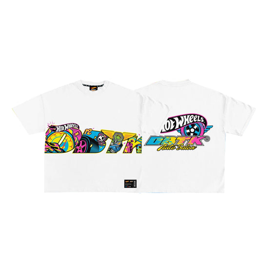 Slant Neon Speed White Tee