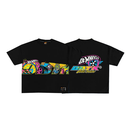 Slant Neon Speed Black Tee