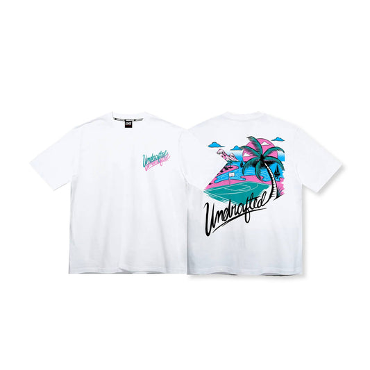 Por La Playa White Tee
