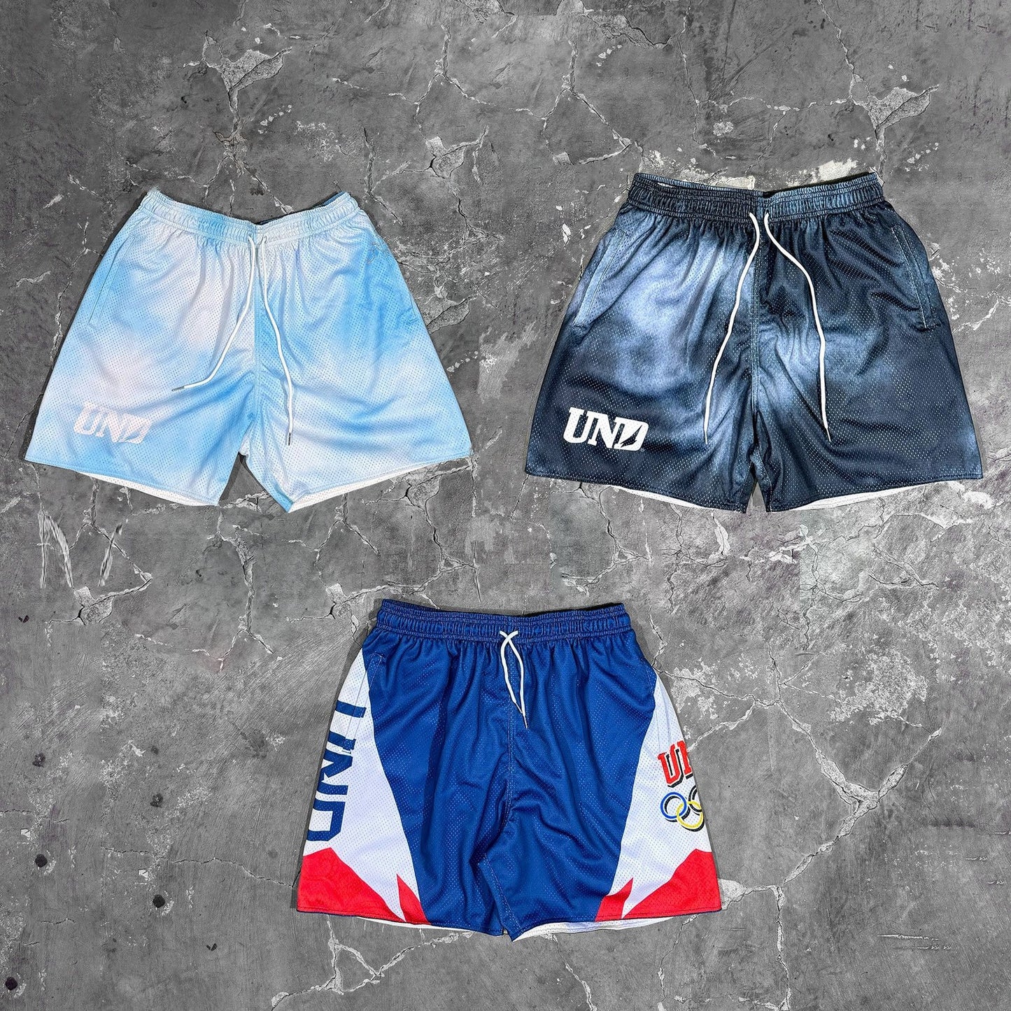 Wave Baggy Mesh Shorts
