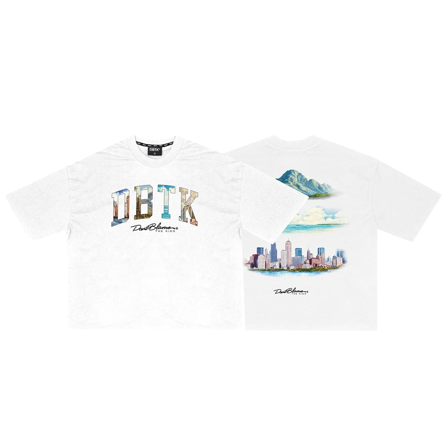 Merge High Rise White Tee