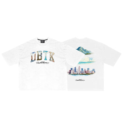 Merge High Rise White Tee