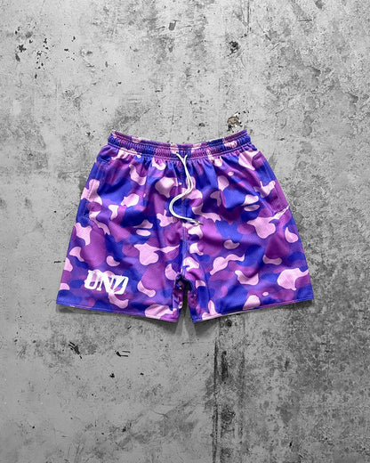 Camou Carter Baggy Mesh Shorts