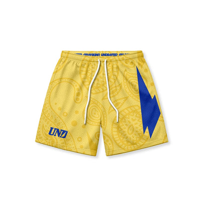 Volt Canary Baggy Mesh Shorts