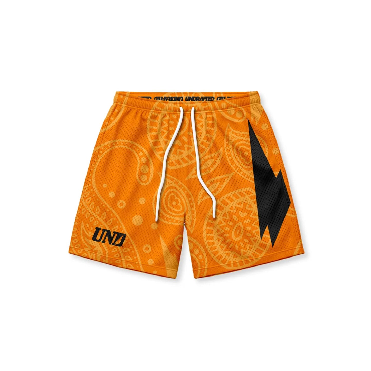 Volt Total Orange Baggy Mesh Shorts