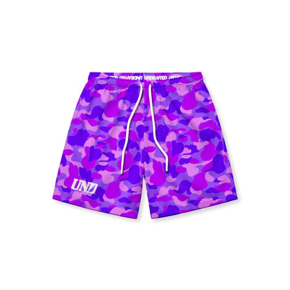 Camou Carter Baggy Mesh Shorts