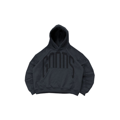 Arch Black on Black Hoodie