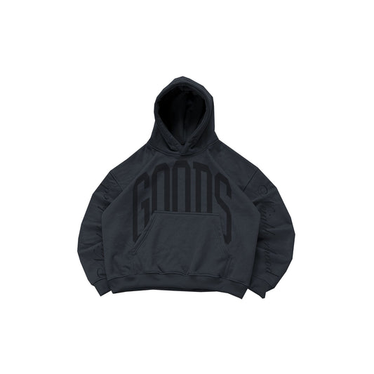 Arch Black on Black Hoodie