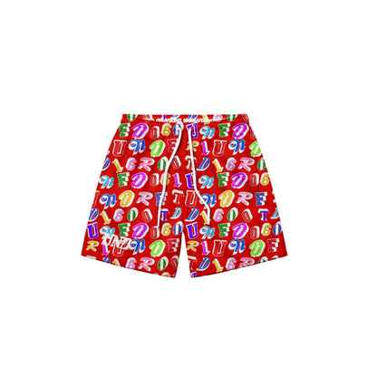 Fancy Baggy Mesh Red