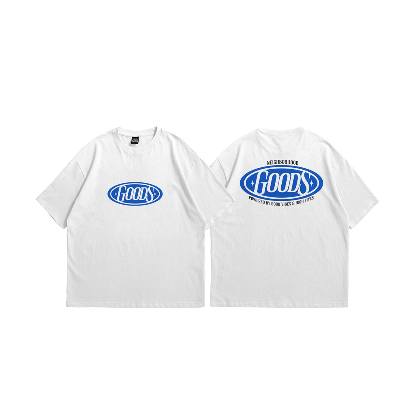 Badge White Tee