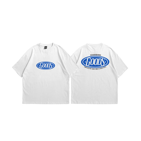Badge White Tee