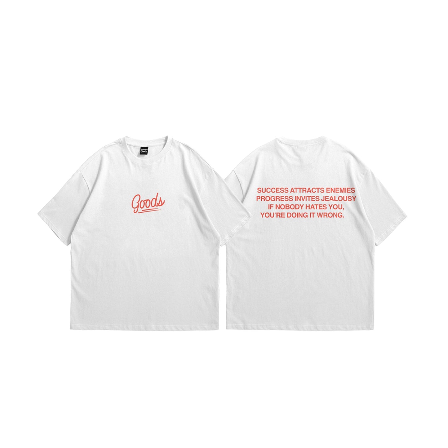 100 White Tee