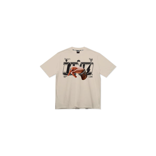 UND F Through Cream Tee