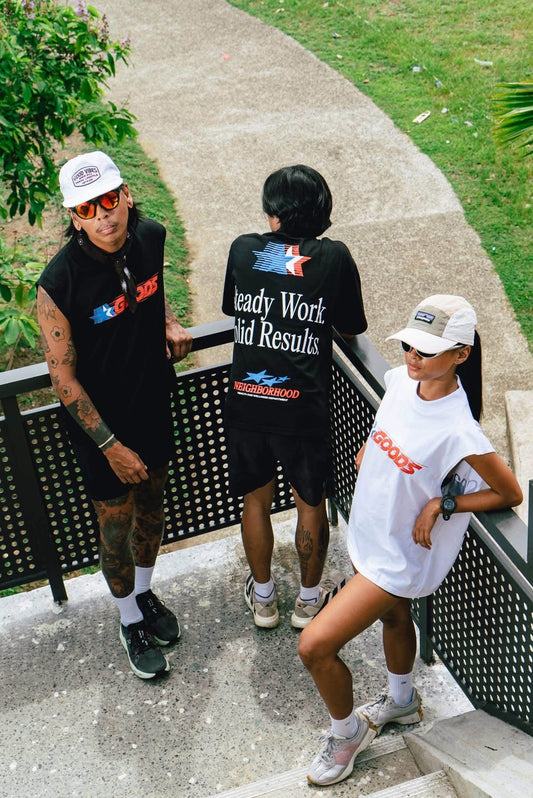 Goods Steady Work White Muscle Tee