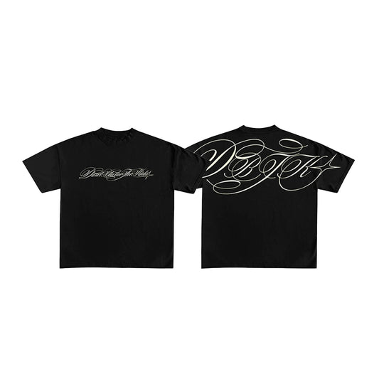 Calligraphy Black Tee