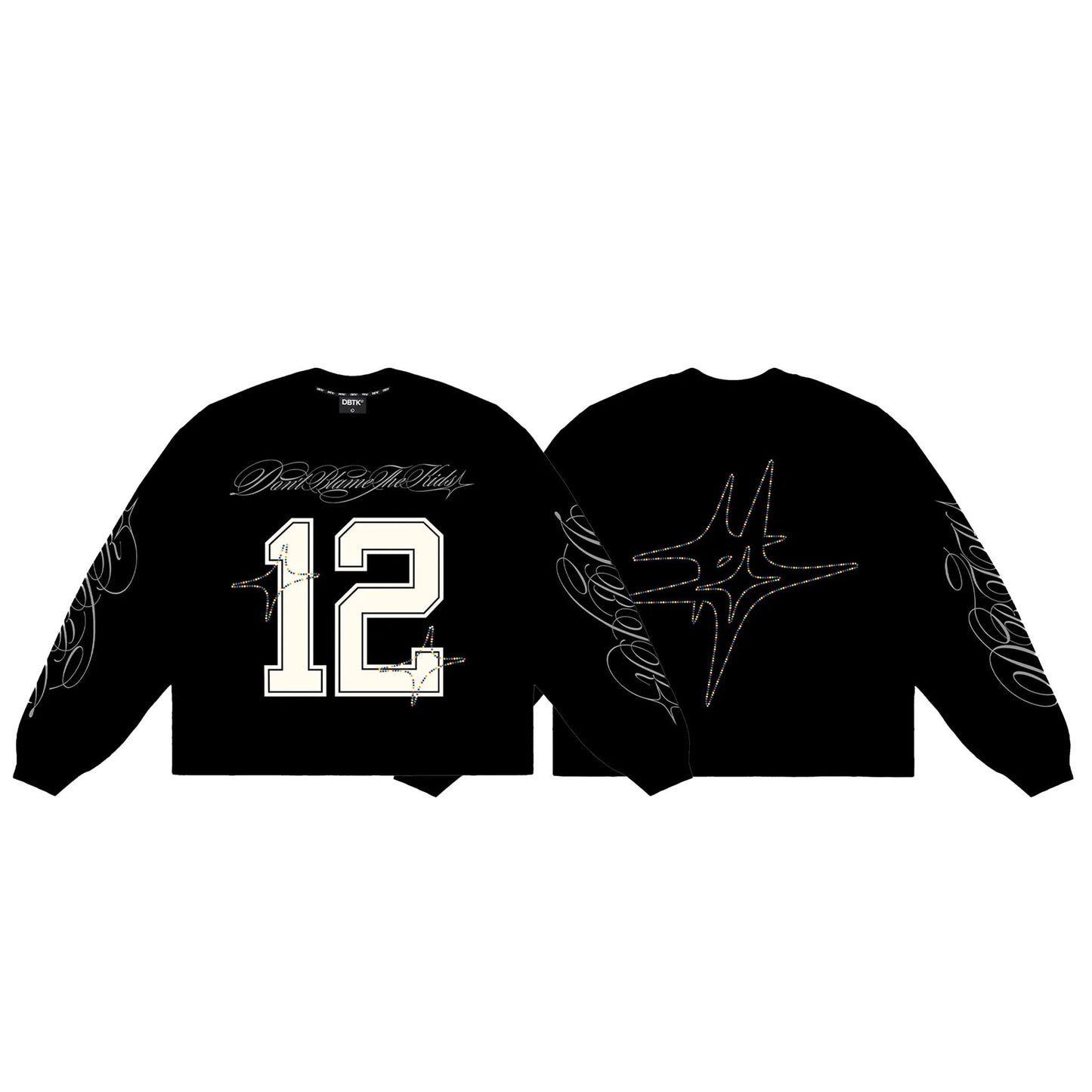 Calligraphy Black L/S