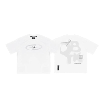 Compass Italic White Tee