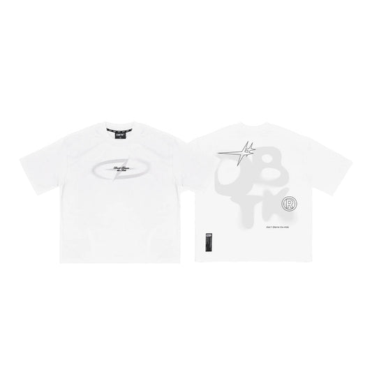 Compass Italic White Tee
