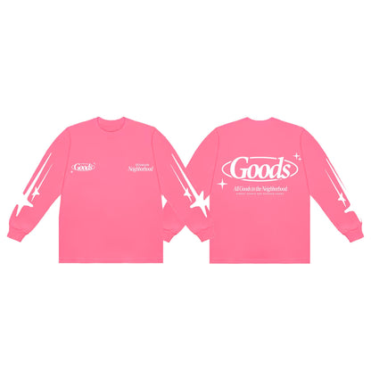Spark Pink Longsleeves Tee